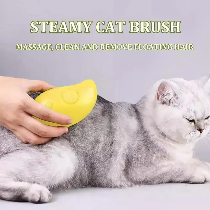 Steaming Cat Brush